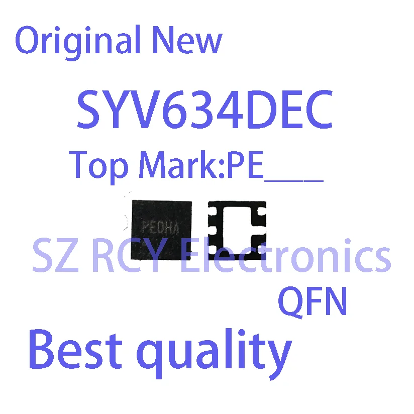 

(5-10 PCS)NEW SYV634DEC SYV634 Top Mark PEXXX QFN IC Chip electronic