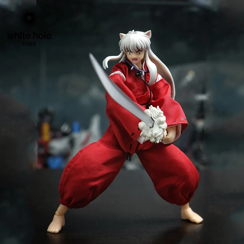 

Anime Inuyasha 18cm SHF Action Figure PVC Great Toys Moveable Sesshomaru Model Doll Boxed Collection Figures Festival Gifts