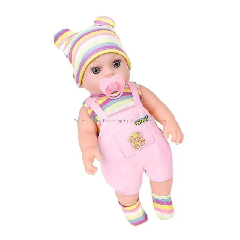 Regorns Reborns Caucasian Dolls Life Like Baby Girl Doll Education Toy 30 ซม.