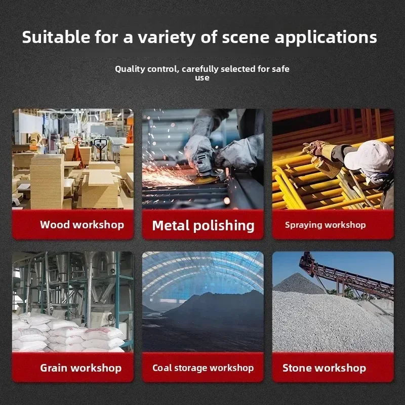 Industrial dust concentration detector Alarm sensor Direct reading workshop online measurement monitor