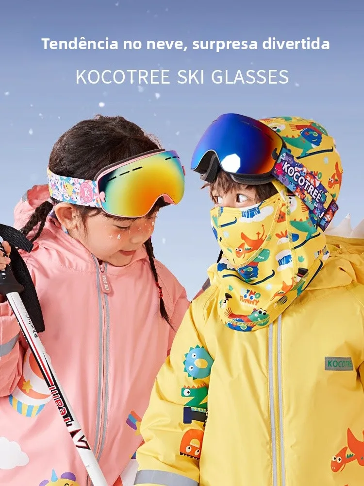 children's-ski-goggles-fog-proof-large-cylinder-single-board-ski-goggles-boys-girls-anti-snow-blindn-ski-glasses-protection