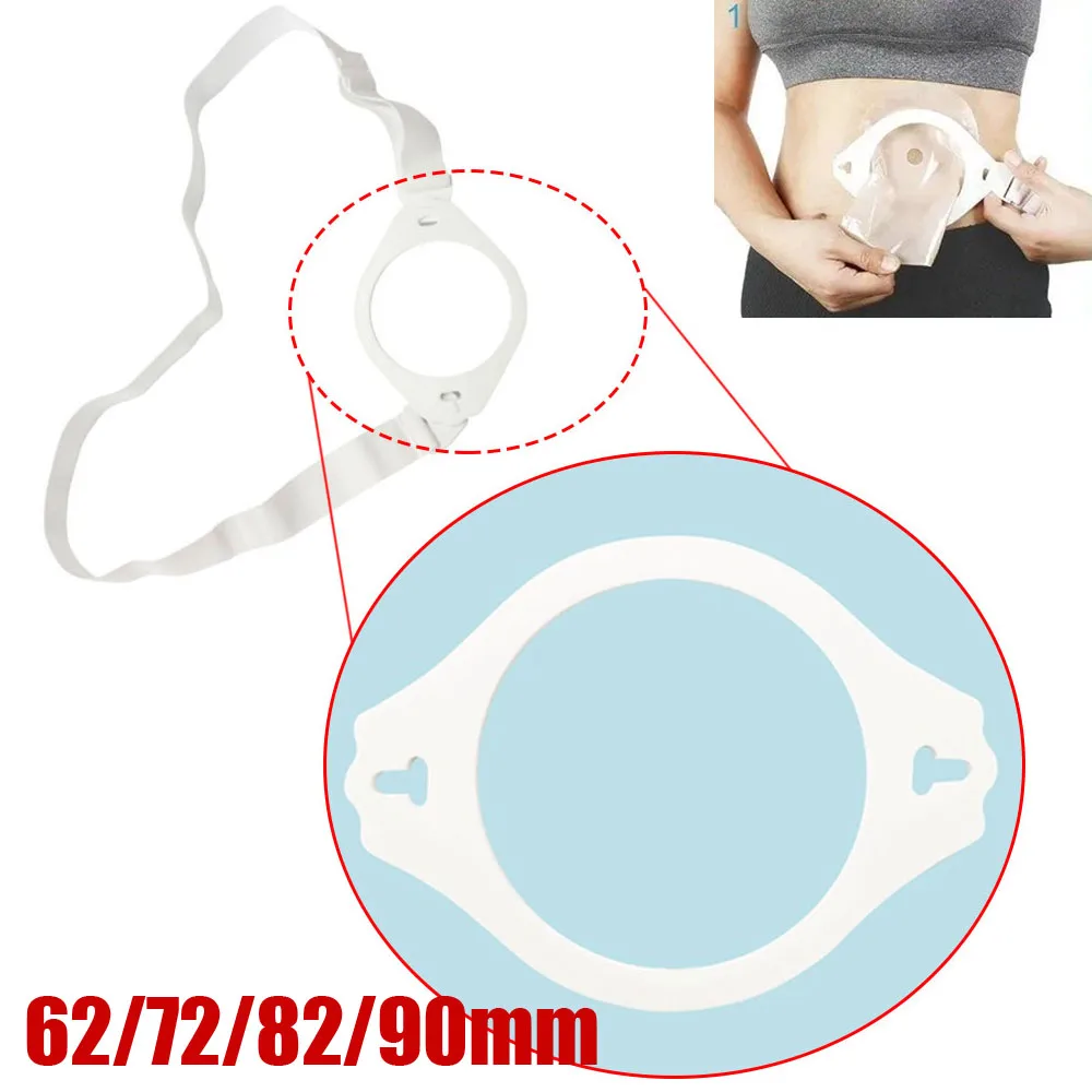 

62/72/82/90mm Ostomy Surgery Bag Reinforcement Stoma Leak-Proof Stool Bag Stoma Belt Fixed Ring Buckle Style Accessories
