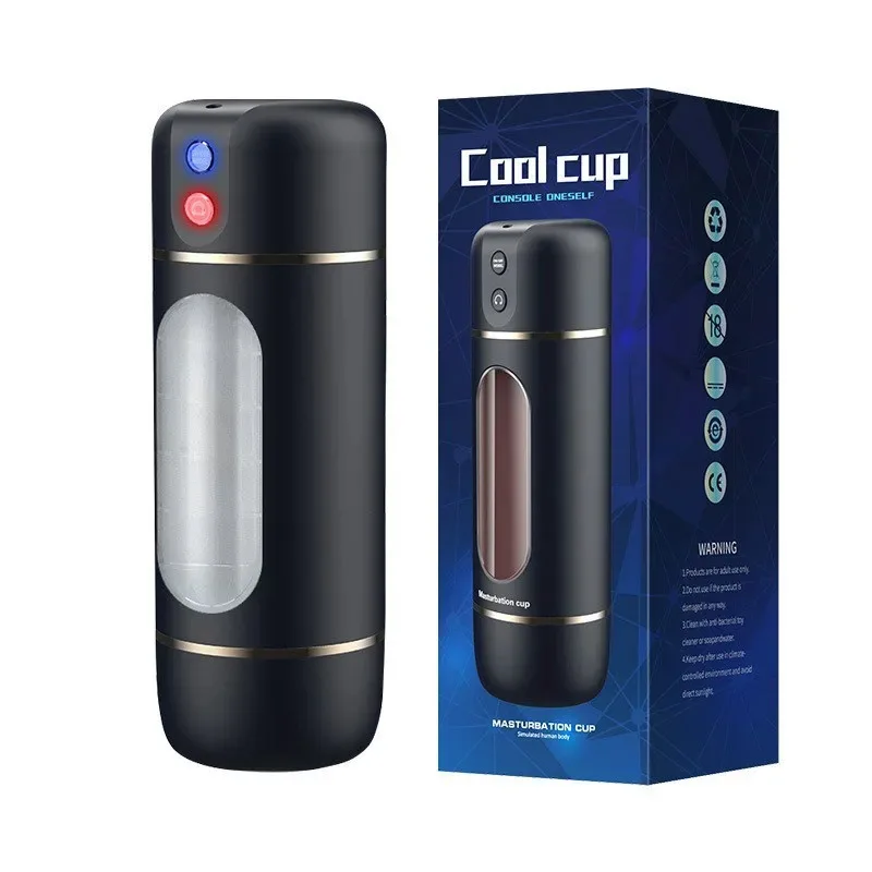 Automatic Male Masturbator Cup 3D Textured Sucking Male Sex Toy Vibration Voice Sucking Vibration Penis Adult Toys for Man