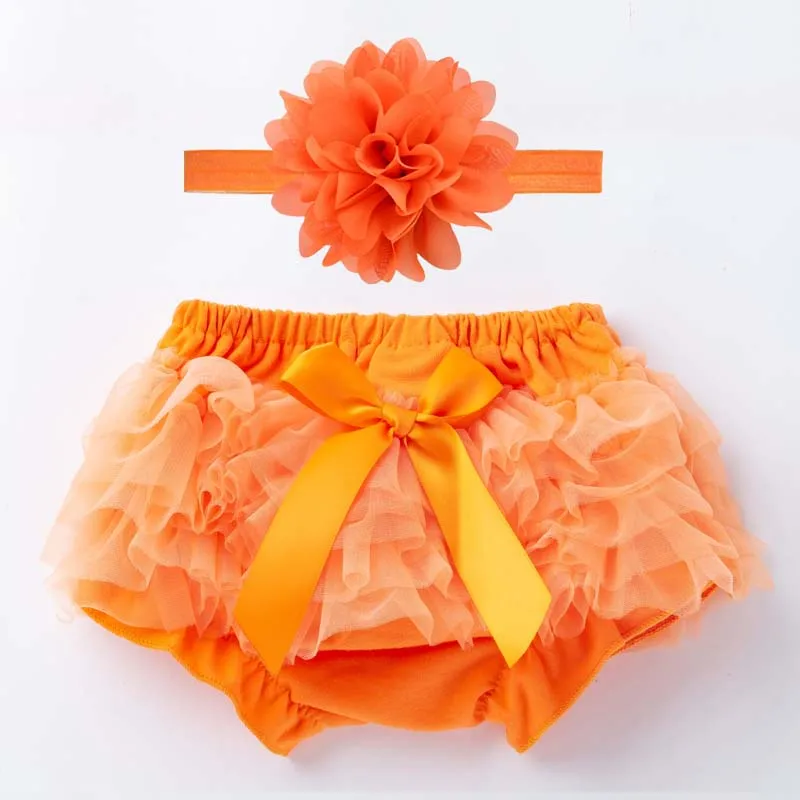 Pantalones cortos rosas con diadema para bebé de 0 a 3 meses, pantalones cortos de tul con volantes rojos, cubierta de pañal de verano para niña, bombachos para bebé, pantalones PP para niño pequeño
