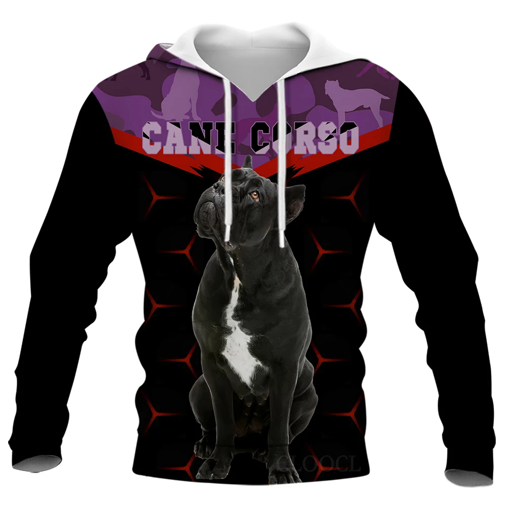 

CLOOCL Men Hoodies Animal Cane Corso 3D Printed Mens Hoodie Unisex Hoodies Sweatshirt Streetwear Casual Jacket Tracksuit