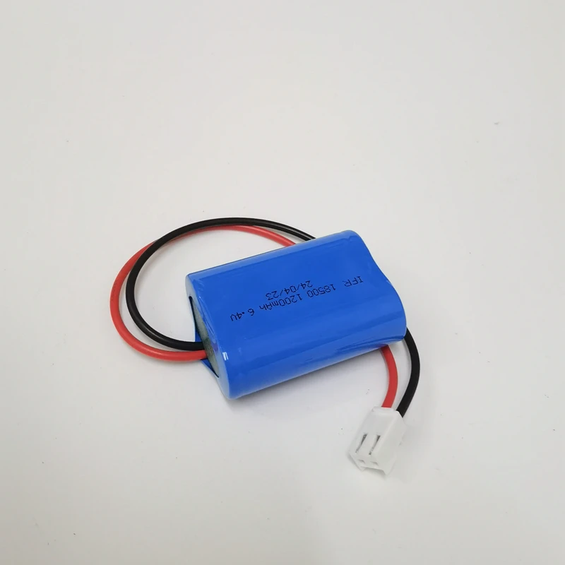 IFR18500 1000mAh 6.4V batteria al litio ferro fosfato alimentazione di emergenza