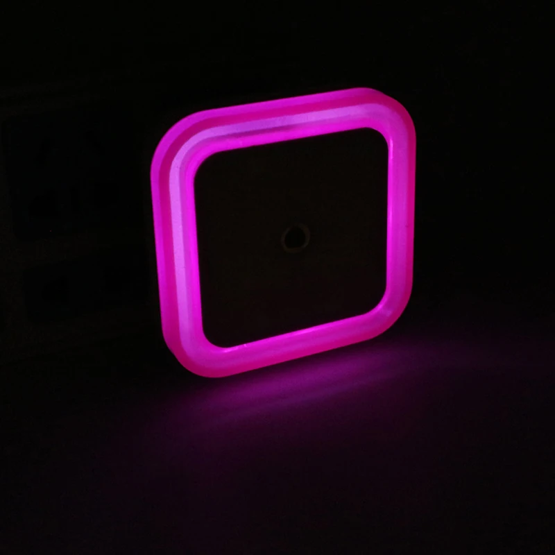 LED Night Ligh Wireless Sensor Light EU Plug Mini Square Night Lights For Baby Children Living Room Bedroom Corridor Lamp