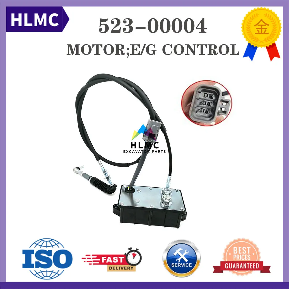 

DH130-5 DH140-5 DH150-5 DH170-5 Doosan Engine Control Throttle Motor 1.05M Cable 523-00004 300513-00007 300513-00010