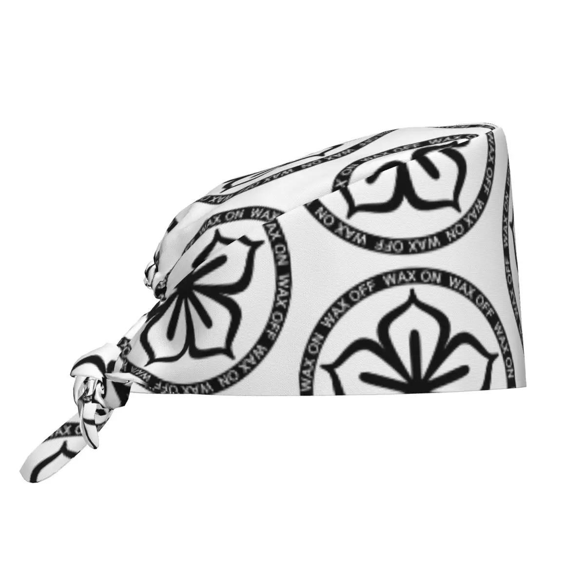 Karate Miyagi LaRusso Lotus Flower Scrub Hat Vintage Nurse Care Surgicals Cap Men Women Health Service Nursing Working Caps Hat