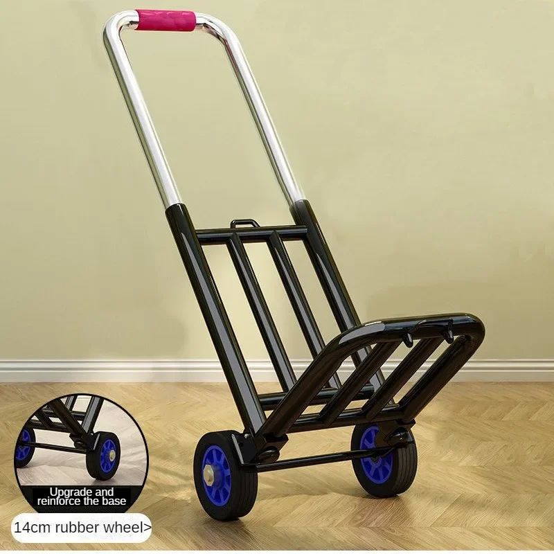 

Folding Retractable Trolley Folding Hand Truck Handling Household Magic Trailer Shopping Cart Trolley Portable Luggage Hand Cart