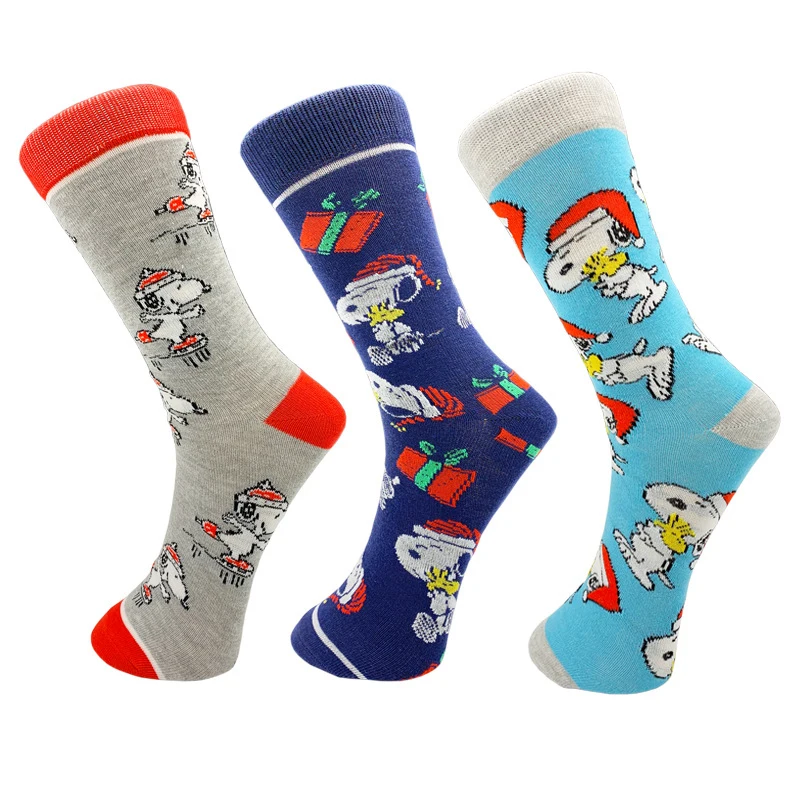 

Snoopy Socks Anime Funny Men Long Sock Personality Hip Hop Harajuku Funny Sock Cartoon Cute Cosplay Skateboard Sock Xmas Gifts