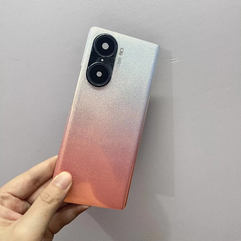 For Honor 60 Pro Battery Glass Back Cover Rear Door Housing Case Replacement Part With Camera Lens Frame
