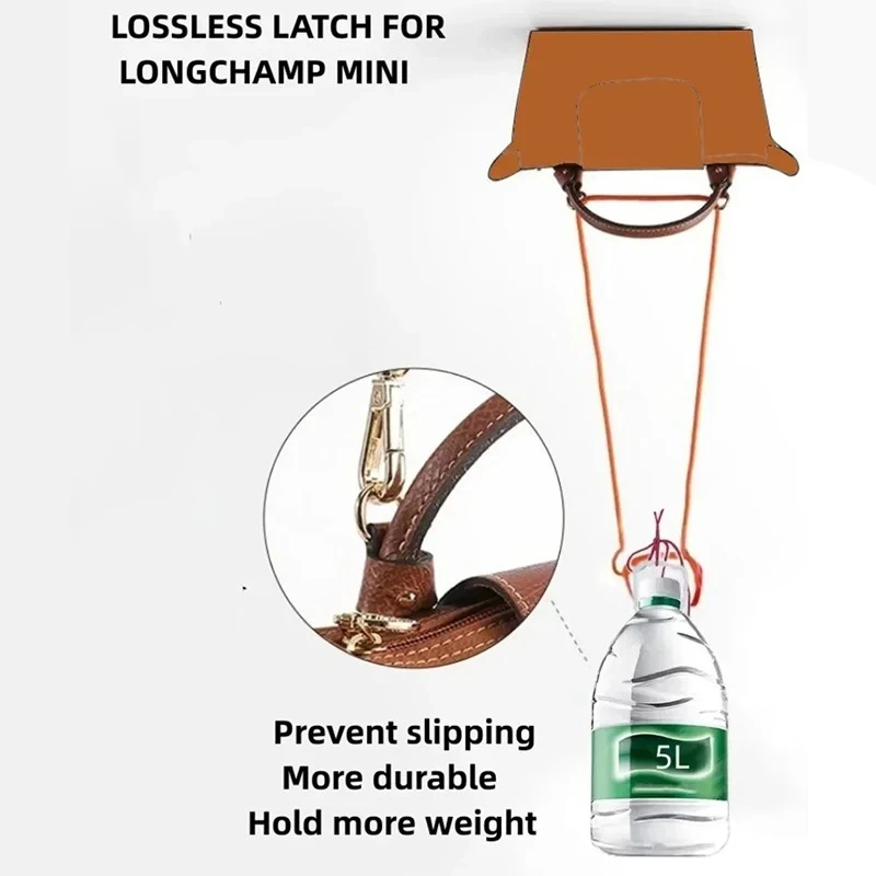 2026 Leather Replacement Crossbody Bag Strap For Longchamp Mini Bag Shoulder Strap Without Punching Modification Bag Accessories