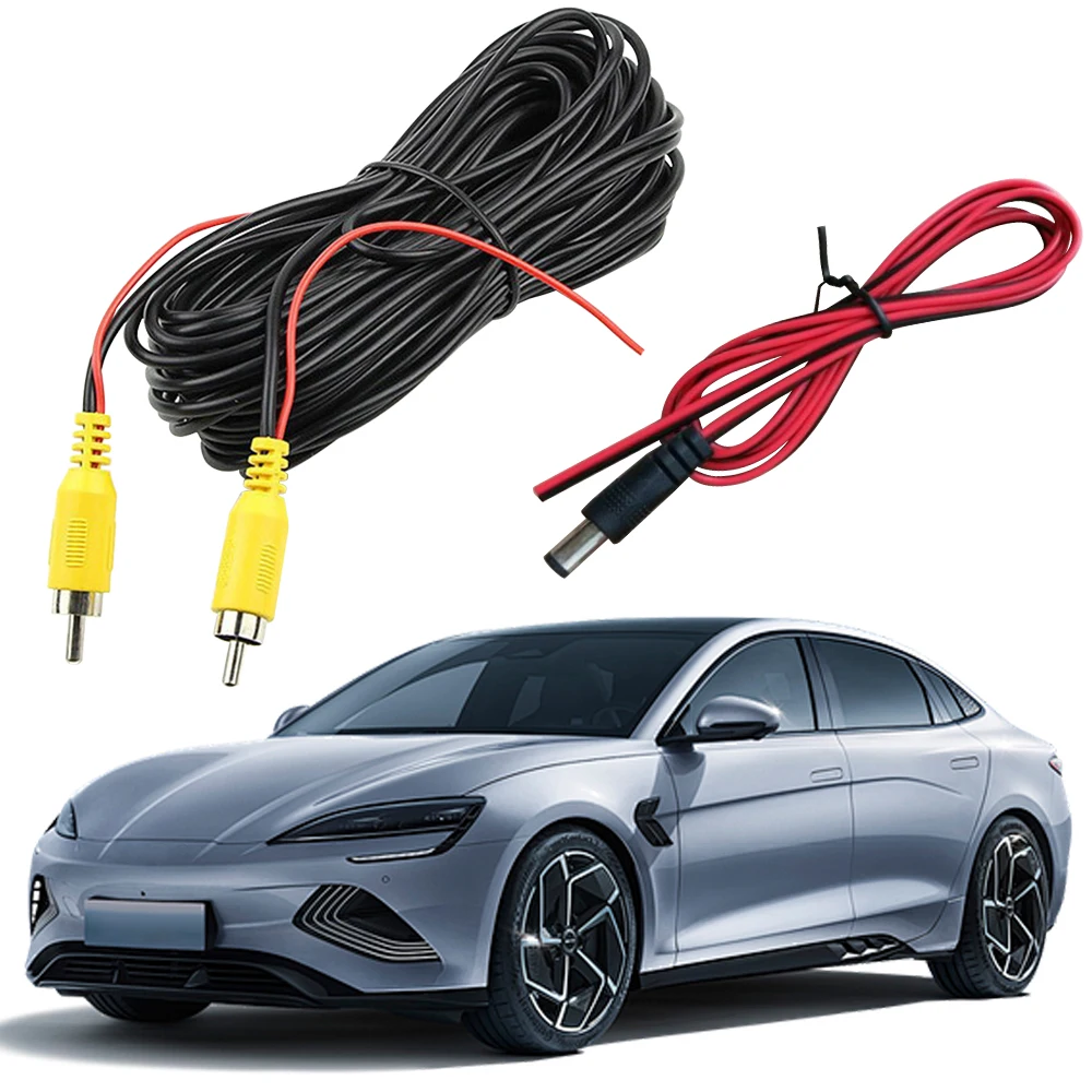 

6M/10M/20M Video Cable Universal For Car Rear View Camera RCA Wire For Multimedia Monitor with Power Cable