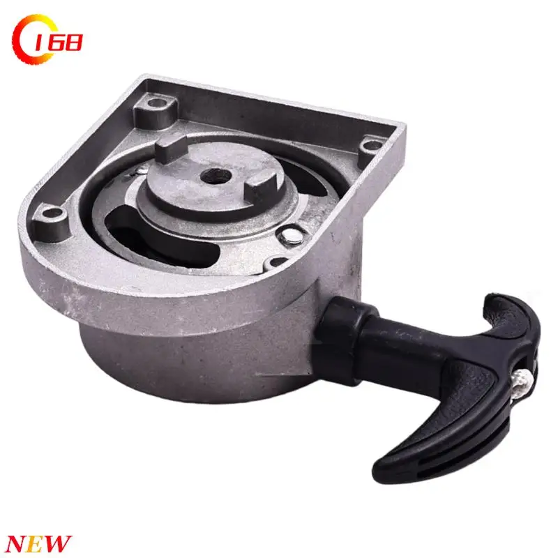 Aluminum Pull Start Recoil Starter Part For 2 Stroke 49cc 66cc 80cc Engine Motorised Motorized Bicycle Mini Moto Dirt Kids ATV
