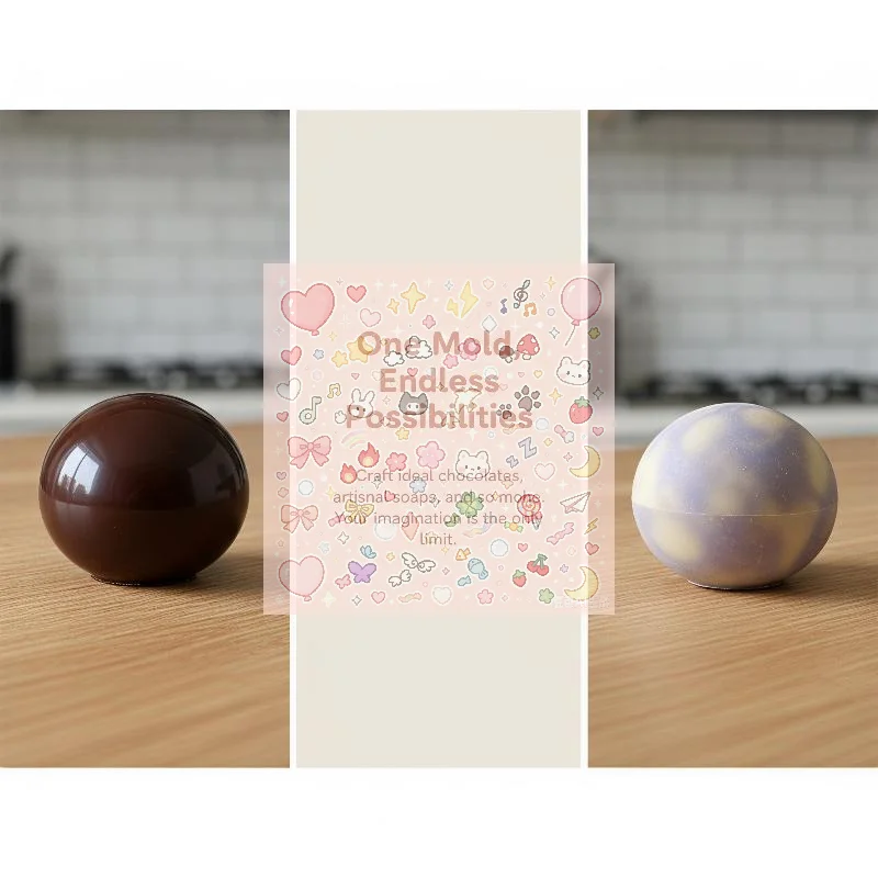 Semi Sphere Silicone Chocolate Mold Half Ball Cake Tray Baking Moulds DIY Pudding Candy Jelly Kitchen Baking Tool