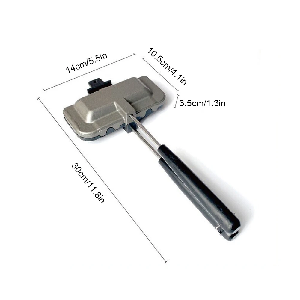 ناشتے کا سینڈوچ بنانے والا ڈبل رخا نان اسٹک فرائنگ پین ہاٹ ڈاگ ٹوسٹر پانینی پریس پینکیکس آملیٹ ٹوسٹ کے لیے