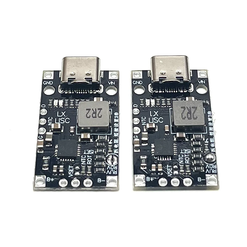 Type-C USB 2/3S BMS 15W 8.4V 12.6V 1.5A Lithium Battery Charging Boost Module With Balanced Support Fast Charge With Indicator