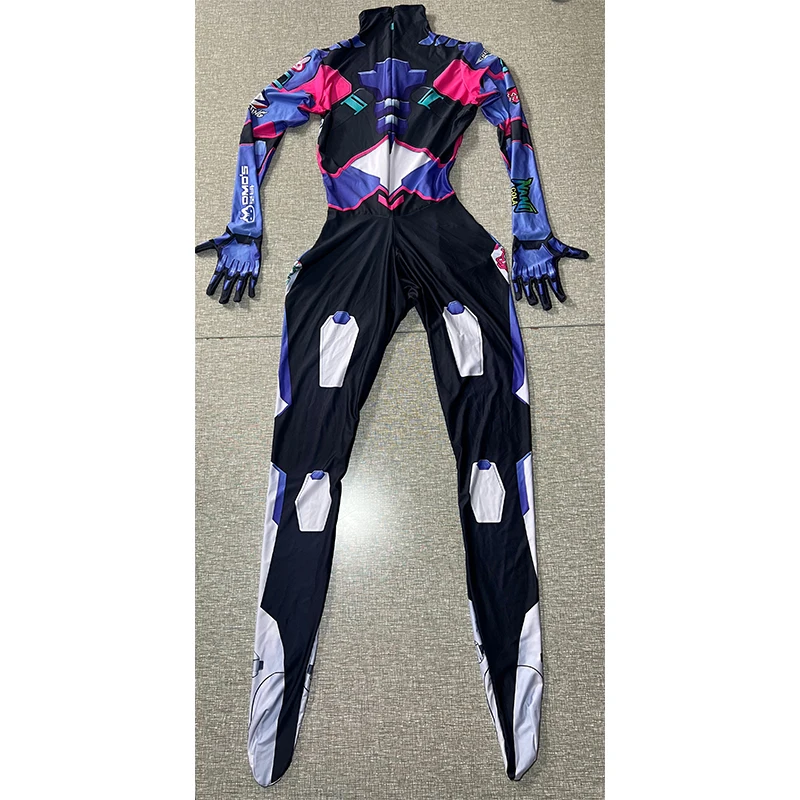 New D.va 2 Superhero Cosplay Costumes Jumpsuits Animal DVA V2 Zentai Suit Halloween Girls Bodysuit Adults Kids