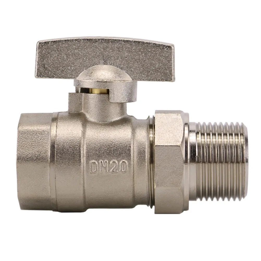 Heating Valve 4 Points 6 Point 1 Inch Heating Pipe Copper Valve Brass Ball Valve Heating Valve Home Improvement Heating Part