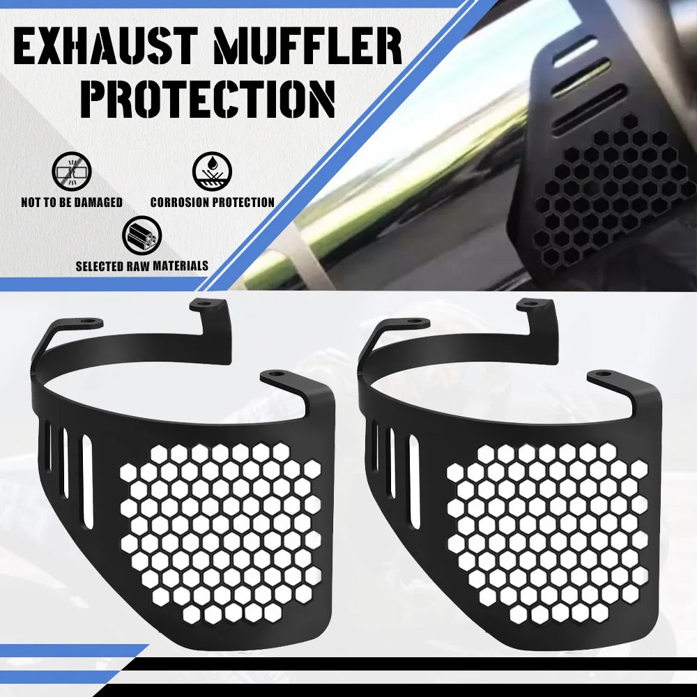 

Motorcycle Accessories Exhaust Muffler Protection Cover For BMW R1200GS R1200 GS R 1200GS ADVENTURE ADV 2005-2013 2012 2011 2010