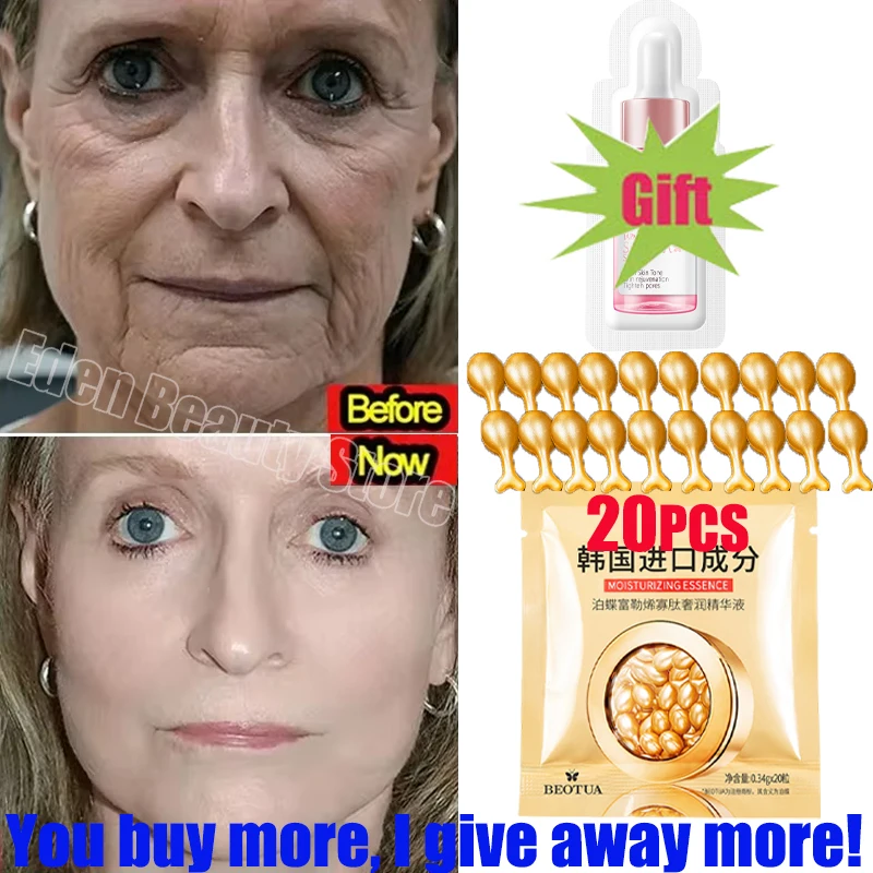 New Collagen Capsules Serum Instant Wrinkle Remover Fine Line Repair Face Filler Anti-aging Firming Whitening Skin Care Cosmetic