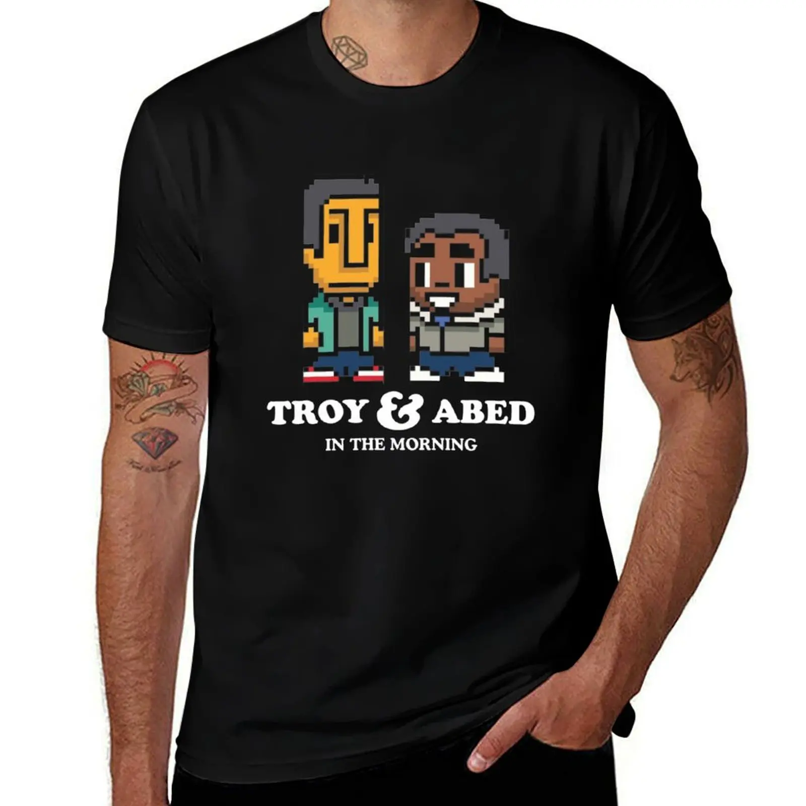 

Troy And Abed T-Shirt man t shirt luxury anime t shirts oversize anime tshirt T-Shirt