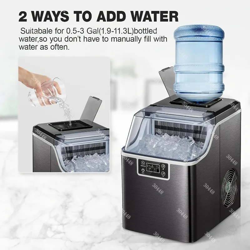 Countertop Ice Maker Machine 26 30 45 100 Lbs Per Day Self Cleaning