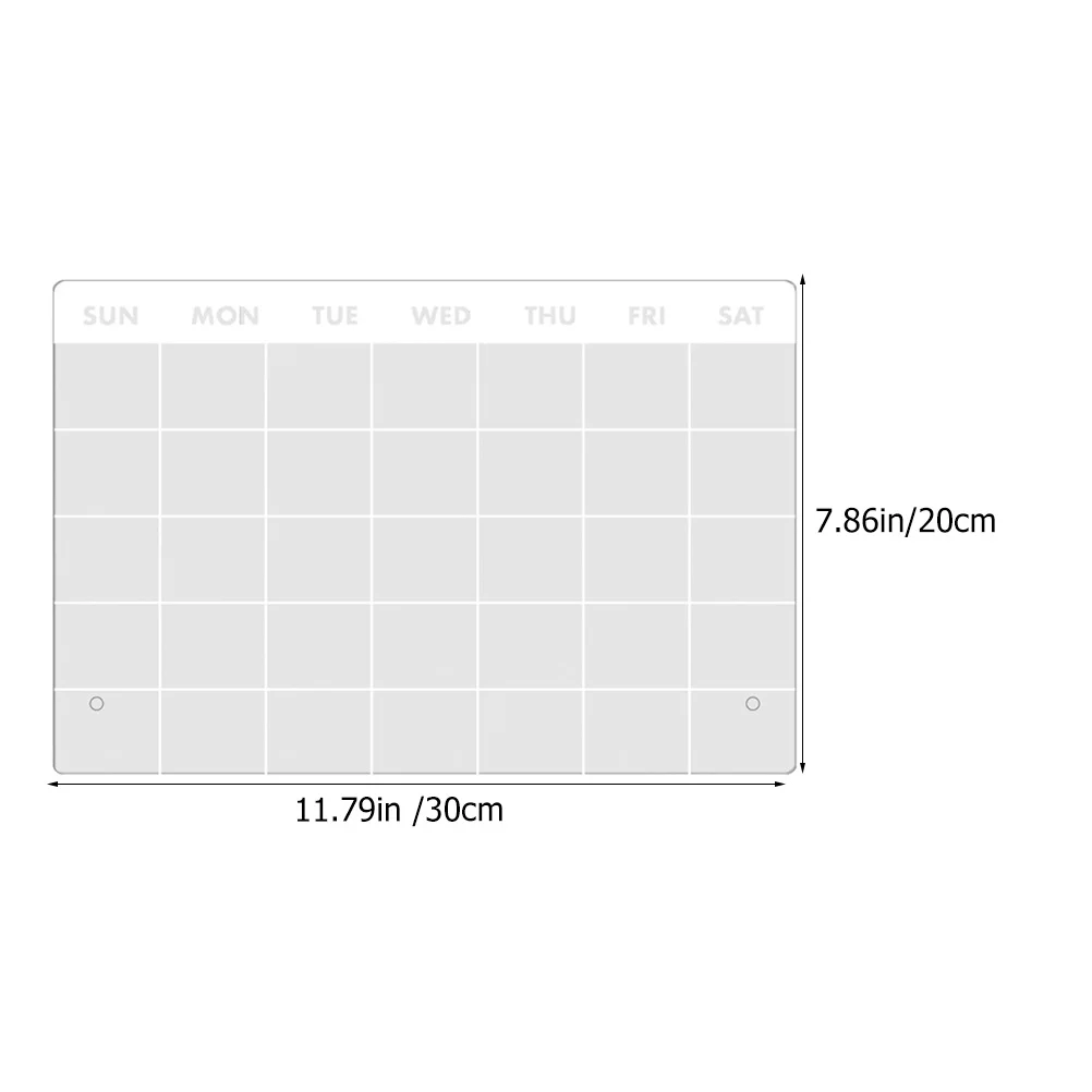 Abaodam مجموعة واحدة من لوحة الكتابة القابلة للمسح للمدرسة والمكتب والمنزل وتسجيل الرسائل المذكرة مع قلم عرض سطح المكتب من الأكريليك