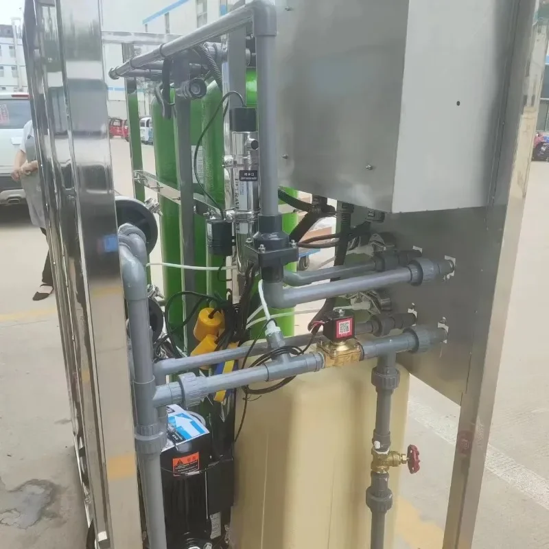 500 Lph Fish Agriculture Water Auto Control Fish Pond Water Recycle Reverse Osmosis System Commercial