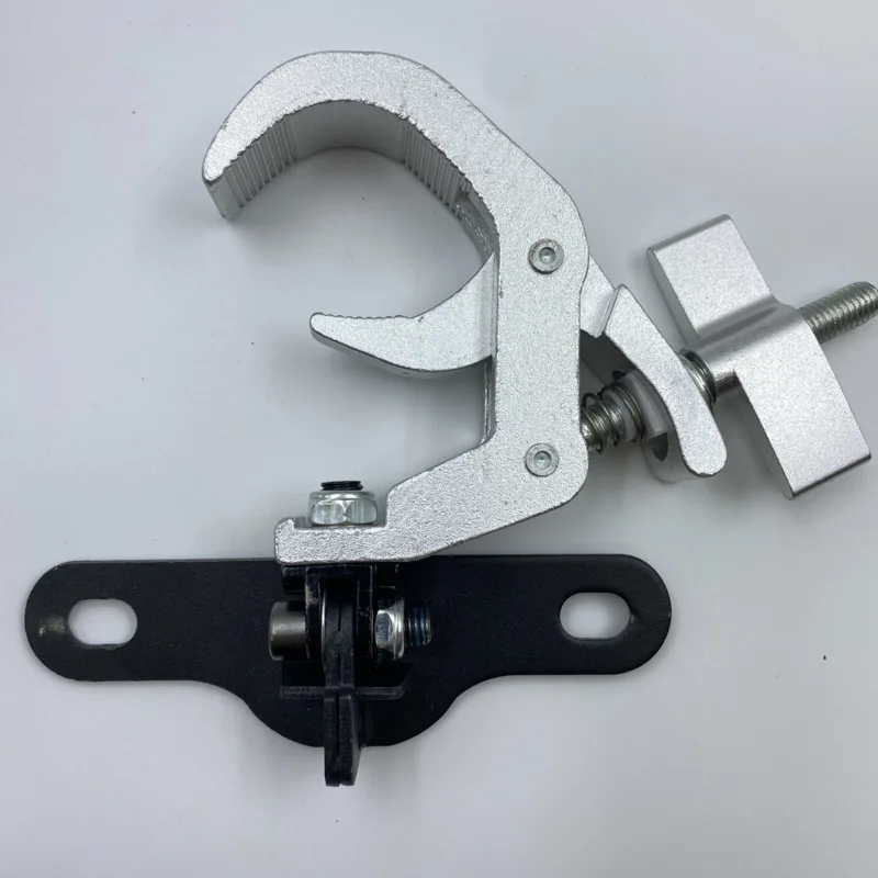 Safety Hook Folding Clamps For Mobile Stage Moving Head Light Aluminum Truss Tube Clamp Loading 200KG 230W 200W 5R 7R Spot Beam