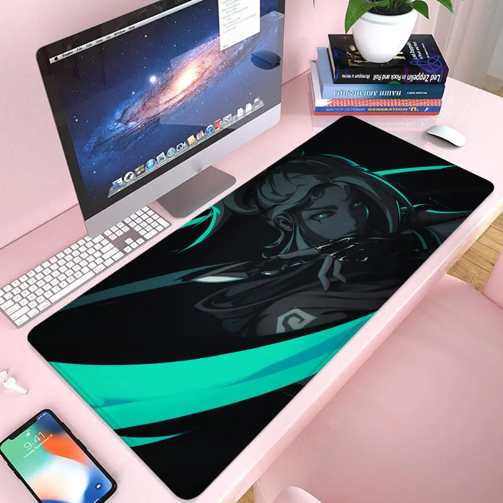 

Коврик для мыши Valorant, игровой коврик для мыши 900 × 400, геймерский коврик для мыши Xxl, офисные аксессуары, длинный коврик для клавиатуры, коврик для компьютерного стола