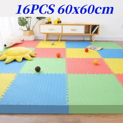 Tatame Puzzle Mat Thick 1.2cm Baby Game Mat 60x60cm Play Mats 16PCS Baby Play Mat Baby Activity Gym Game Mats Floor Mat Foot Mat