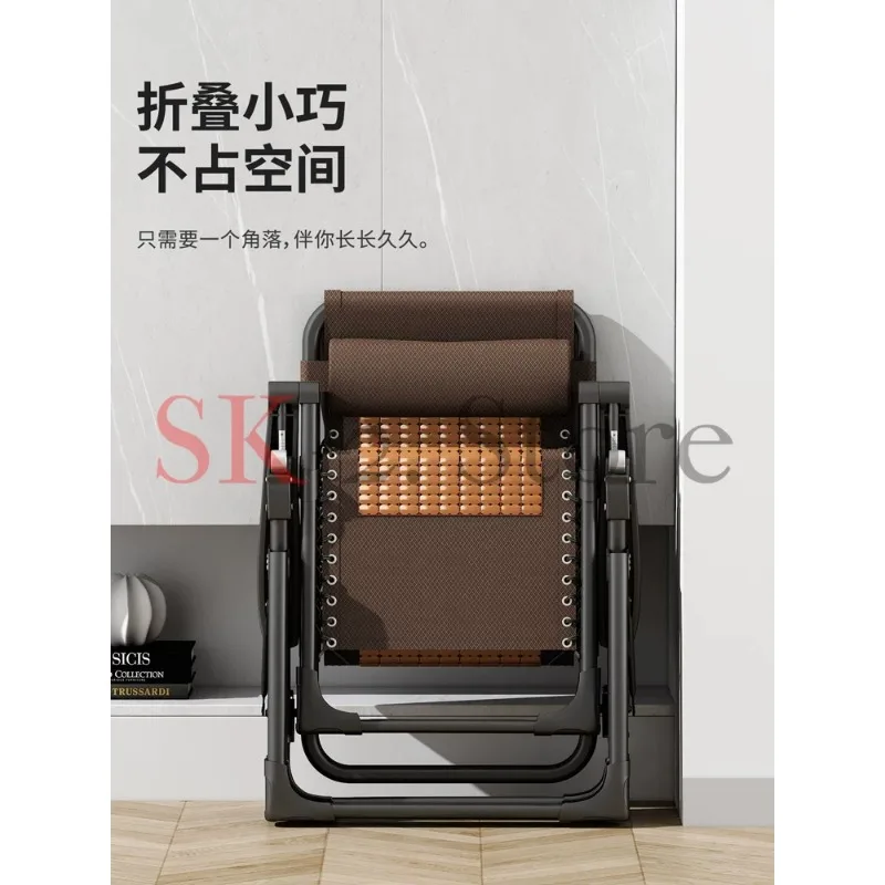 recliner folding lunch break household load-bearing  bold model can sit and lie down special chair for the elderly