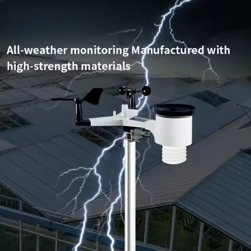 4g Gprs Outdoor Greenhouse Professional Wireless multi in one sensors environmental monitoring Automatic Micro Weather Station