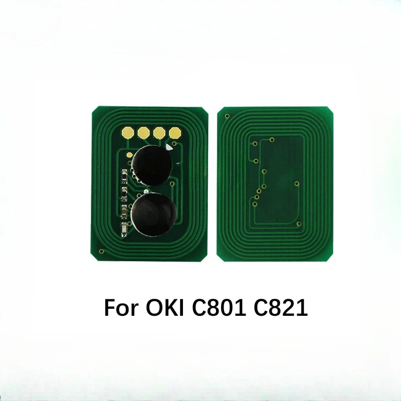 

44643004 44643003 44643002 44643001 Toner Cartridge Chip for OKI C801 C821 Printer Reset Wholesale Manufacturer