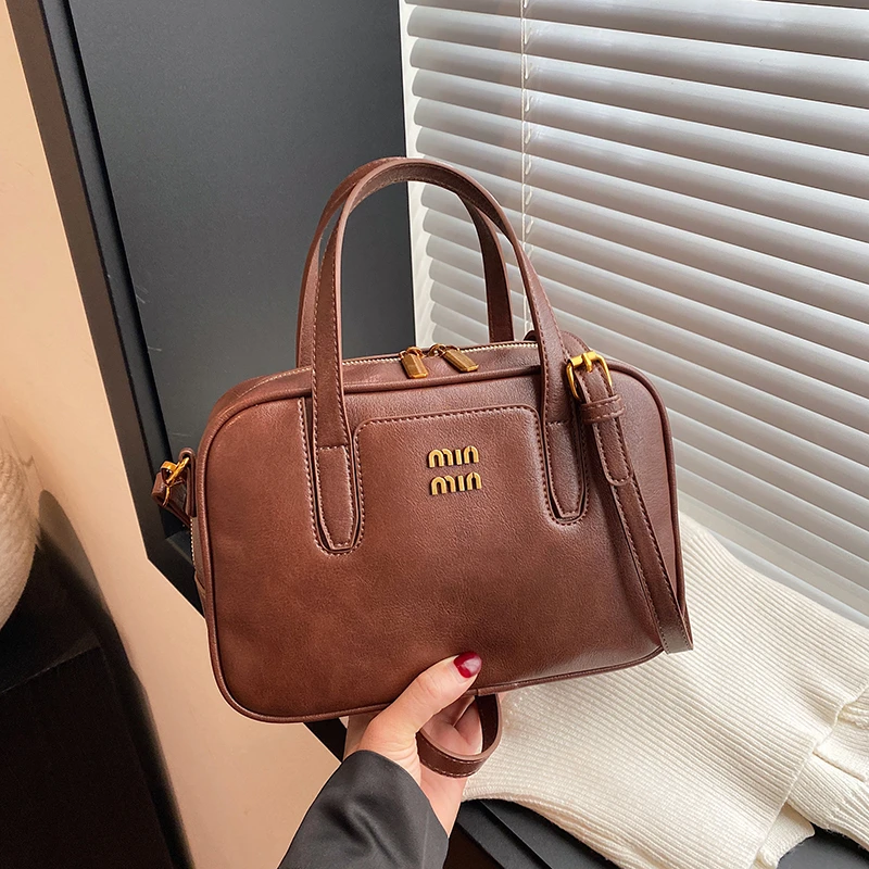 

Модная шикарная женская винтажная сумка через плечо, роскошная кожаная сумка через плечо, элитная элегантная сумка