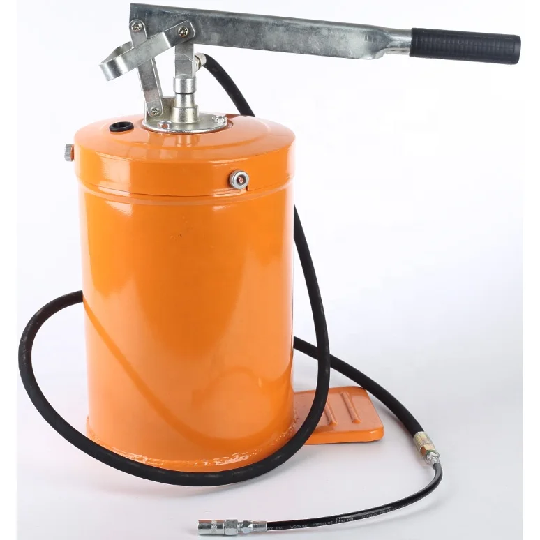 

YYHC-Hand Grease Gun Heavy Duty High Pressure Grease Filler Pump 10L Manual Bucket Greaser