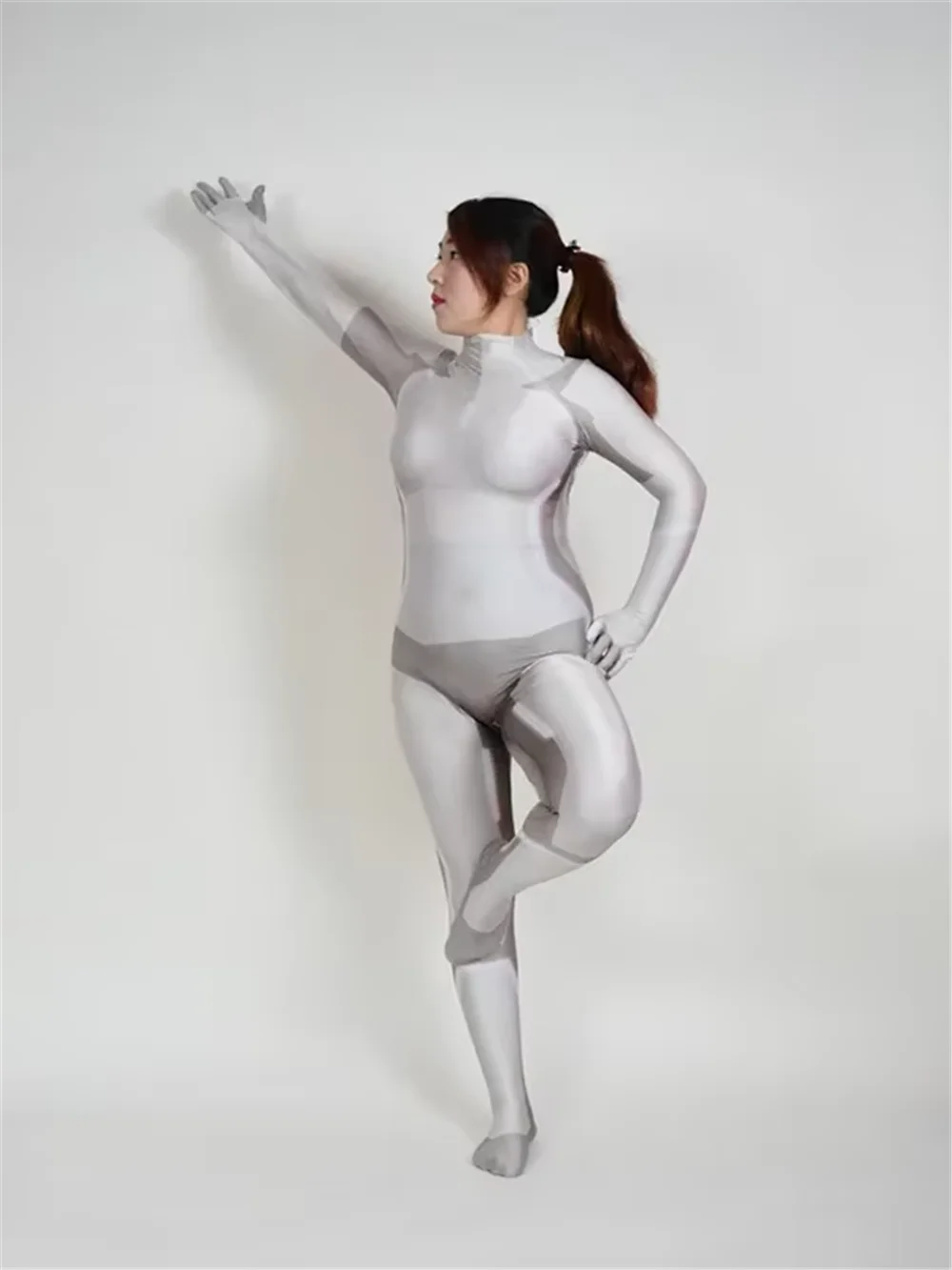 

Halloween Adults Tron Legacy Cosplay Costume Female Superhero Zentai Suit Woman Bodysuit Party JumpSuit