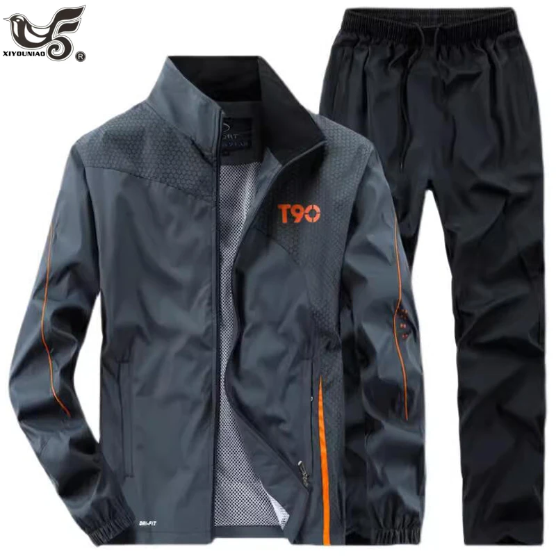 

Men's Casual Active 2 Piece Jacket+Pants Basketball Tracksuits Full Zip Jogging Sports Suits Sets Athletic Running Sweatsuits