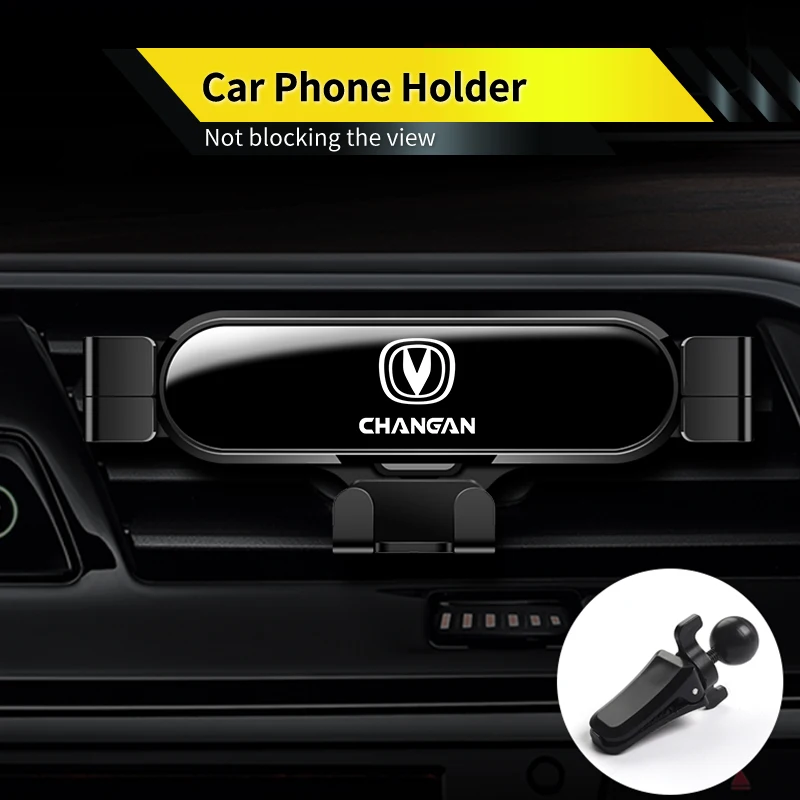 Автомобильный гравитационный держатель для телефона, вентиляционное отверстие, держатель для сотового телефона, аксессуары для Changan CS75 CS35 CS15 CS95 RAETON CX70 CS55 Alsvin