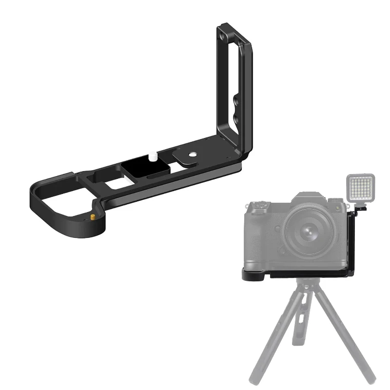 Camera Quick Release L-plate Hand Grip L Bracket for Fujifilm Fuji GFX100S / GFX50SII GFX 100S GFX50S2 Vertical Shooting