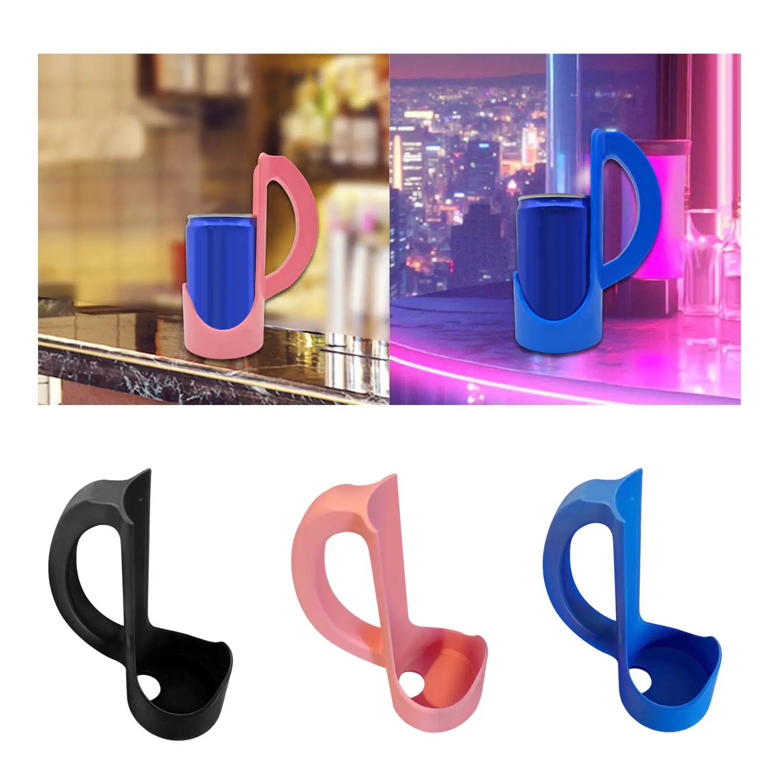 

Slim Can Holder with Handle for 12oz Standard Can for Daily Use Parties Gift