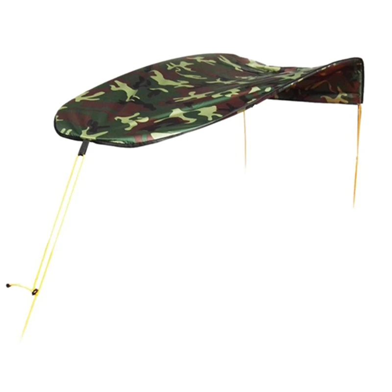 

Kayak Awning, Folding Awning With Kayak Storage Bag Camouflage Waterproof And UV Resistant Awning Canopy