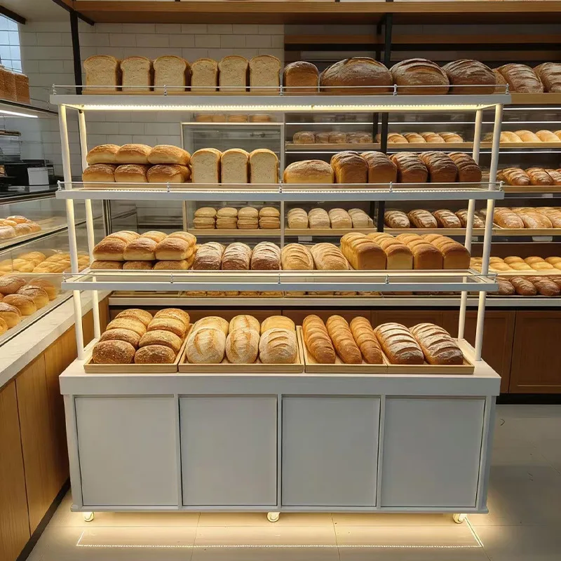 New bakery bakery display cabinet cake counter middle island cabinet