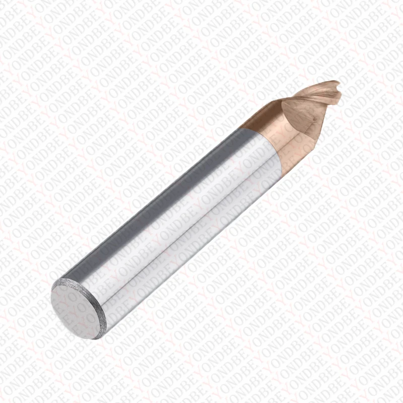 BEYOND Taper End Mill 0.5 0.6 0.8 1 1.5 2 3 4 6 8 mm Carbide Tungsten Steel Milling CNC Machning Cutter Router Bit 0.5-20 Degree