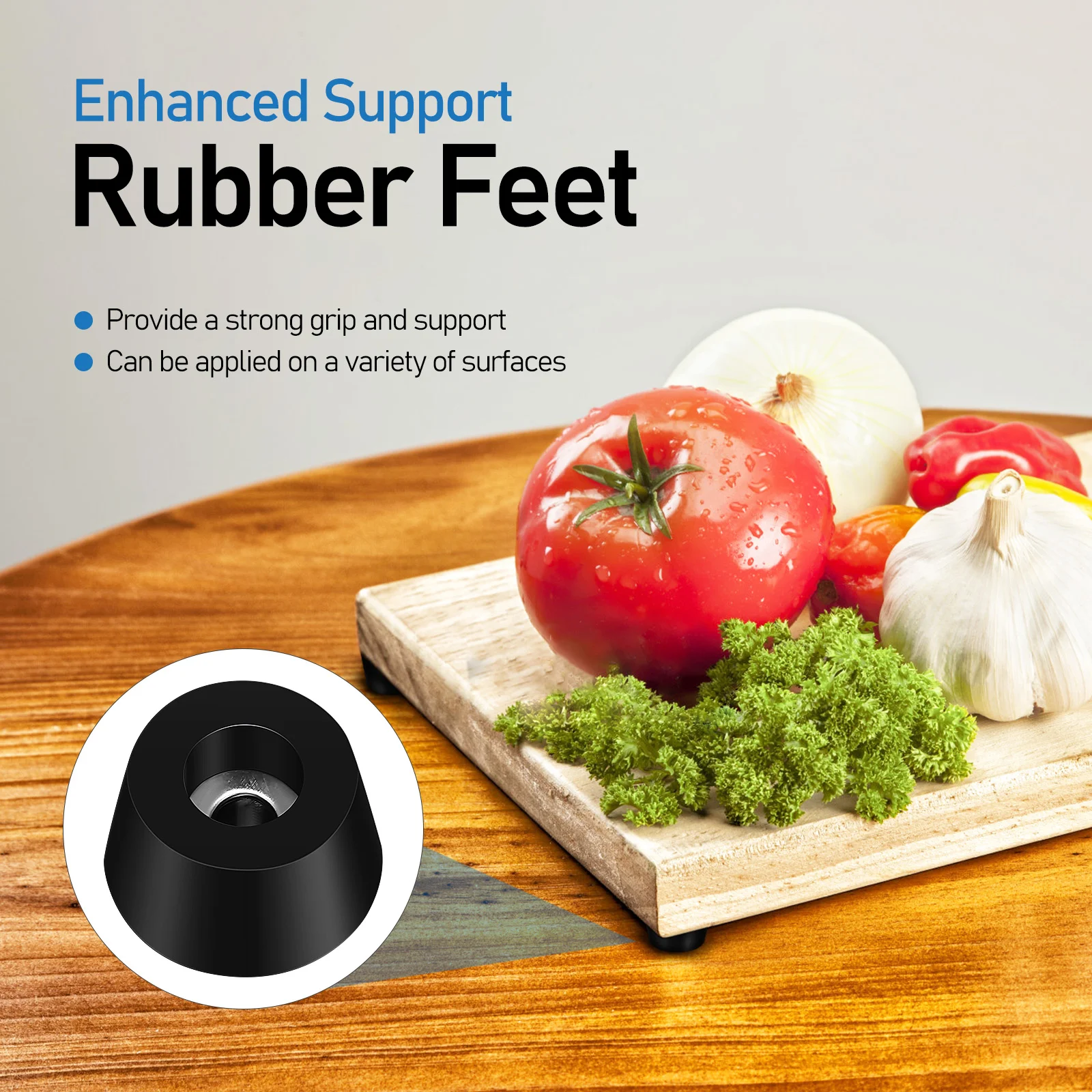 Pad Pvc Rubber Feet Upholstered Chair for Electronics Furniture Leg Pads Grip Gadgets image 2
