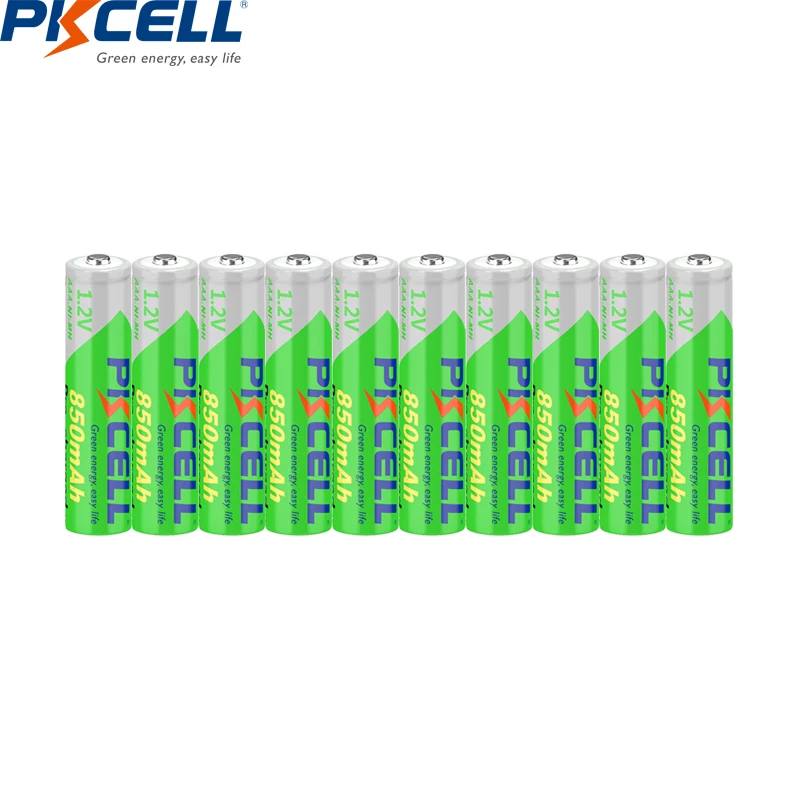 2/4/10/20PC PKCELL AAA Battery 3A 1.2V Ni-MH AAA Rechargeable Battery Batteries low self discharging aaa Batteries 850mAh