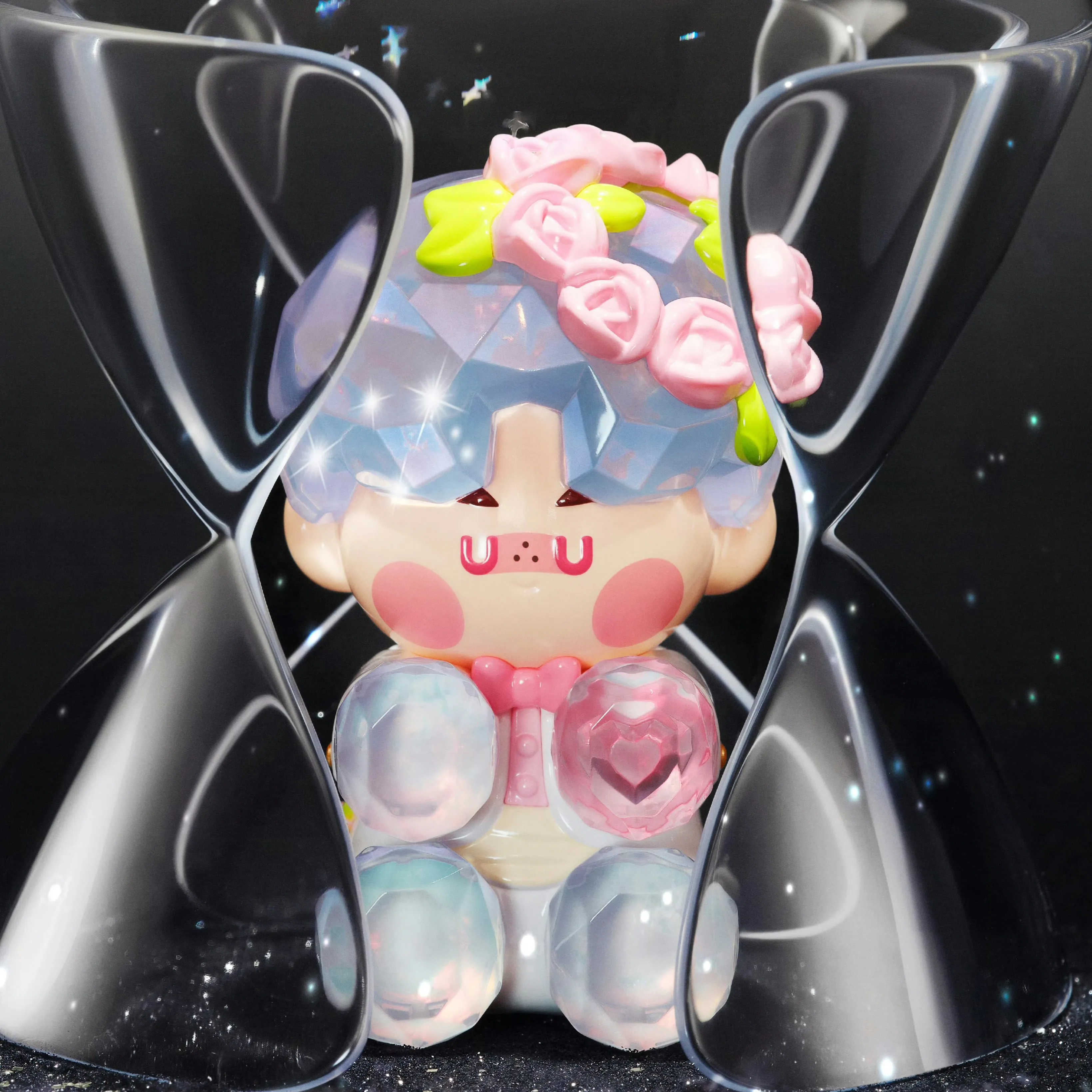 Pino Jelly Hard&Shiny Series Mystery Box Gemstone Design Action Figures Blind Box Toy Cute Doll Creative Gift Ornament