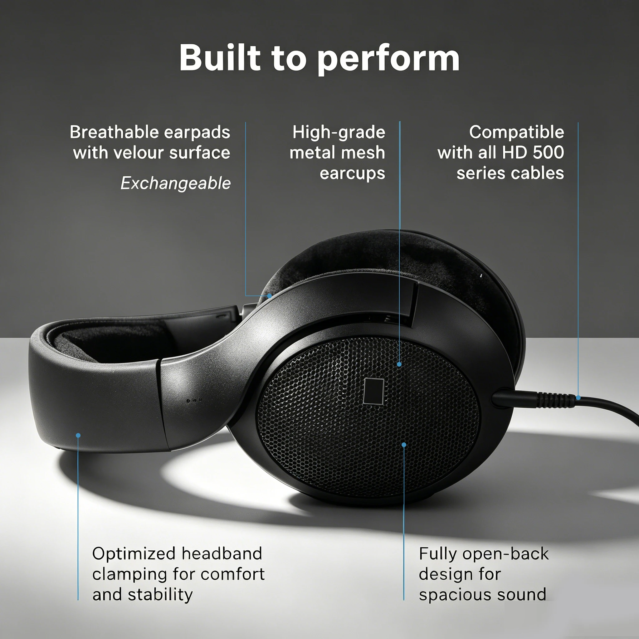 HD 560S Open Back Neutral Resp - Studio Headphones Monitoring Open Back review and price